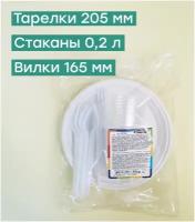 Набор одноразовой посуды Мистерия Пикник, 36 предметов