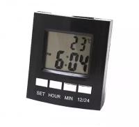 Говорящие часы /часы для слабовидящих, будильник, термометр/ часы настольные SH-691