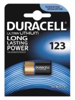 Батарейка CR123 Duracell CR123 ULTRA (10/50/5400)