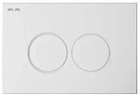 Кнопка для инсталляции AM.PM ProC I070101 белый глянцевый, круглые кнопки