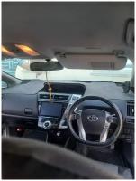 Накидка на панель приборов ручной работы Toyota Prius Alpha. Коврик на торпедо. Kvoter_styling