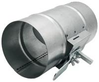 Дроссель-клапан D125 для круглых воздуховодов, оцинкованная сталь