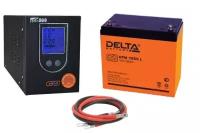 Инвертор (ИБП) Энергия Гарант-500 + Аккумуляторная батарея Delta DTM 1255 L