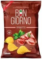 Чипсы BON GIORNO картофельные, прошутто, 80 г