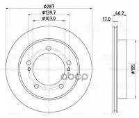 5521176j00,5521176j01,5521176j02 Диск Тормозной Suzuki Jimny 98-- Передний Вентилируемый 290мм (C № Шасси 00203805) Trialli а