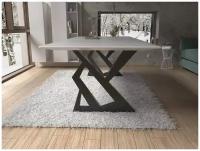 Дизайнерская опора для стола металлическая, подстолье Геометрия(2 шт.)