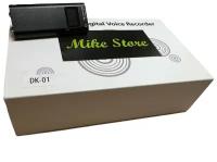 Цифровой мини диктофон Mike Store DK-01 - 8 Gb встроеной памяти/до 100 часов записи/датчик звука/дисплей/клипса на одежду