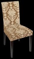 Чехол на стул трикотаж жаккард, цвет светло-коричневый, 100% полиэстер