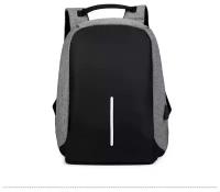 Универсальный рюкзак / Отделение для ноутбука / Водонепроницаемый / Цвет - Серый / Размер - 45 х 34 х 15 см