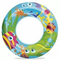 Круг надувной для плавания «Морской мир», d=56 см, цвета микс, 36013 Bestway