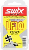 Парафин низкофтористый SWIX LF10X Yellow (0°С +10°С) 60 г