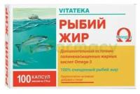 Рыбий жир Витатека, 100 капсул по 0.37 г