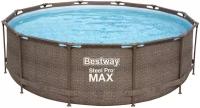 Бассейн каркасный BestWay Steel Pro MAX Ротанг 366*100см 56709