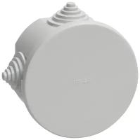 Iek UKO11-075-040-000-K41-44 Коробка КМ41237 распаячная для о/п d 75х40 мм IP44 (RAL7035, 4 гермоввода)