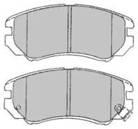 Дисковые тормозные колодки передние Allied Nippon ADB31196 (4 шт.)