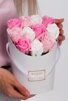 Букет из мыльных роз, цветы из мыла, Цветы на 14 февраля и 8 марта, подарок девушке
