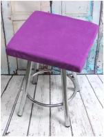 Подушка для сиденья матех VELOURS CUADRO LINE 33*33*2. Цвет светло-фиолетовый, арт. 52-371