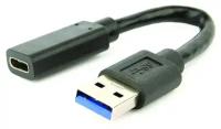 Адаптер USB3.1 Am на Type-Cf Cablexpert A-USB3-AMCF-01 кабель 10 см