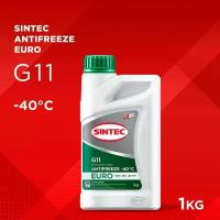 Антифриз, Sintec, 990553, Euro, зеленый, G11, -40, 1 л