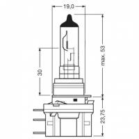 Лампа ксенон H15 5000K КЕТ 9-32V 35W (YADA)