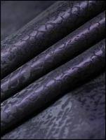 Ткань подкладочная темно-фиолетовая для одежды MDC FABRICS S451purple для шитья. Поливискоза, жаккард. Отрез 1 метр