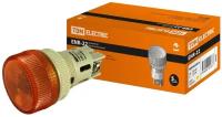 Светосигнальная арматура TDM Лампа ENR-22 сигнальная d22мм желтый неон/230В цилиндр TDM SQ0702-0014