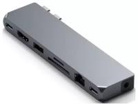 USB-концентратор SwitchEasy GS-109-229-253-101, разъемов: 6, серый