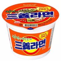 Лапша Samyang Big Bowl / Самоянг Биг Боул острая со вкусом говядины 115гр (Корея)