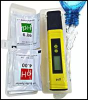 Измеритель кислотности pH-метр PH-009(I) - прибор для измерения pH воды (определитель кислотности + калибровочные порошки)
