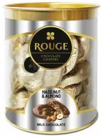 Конфеты ROUGE Clusters из бельгийского молочного шоколада с лесным орехом и миндалем нетто 80г