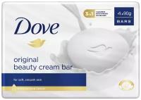 DOVE Крем-мыло кусковое Красота и Уход, упаковка 4 шт