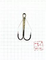 Крючок Koi Weedless Double Hook № 1, BN, двойник незацепляйка (5 шт.) KH2325-1BN