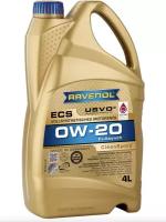 RAVENOL 4014835718593 SAE 0W-20 4L ECS ECOSYNTH NEW моторное масло