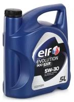Синтетическое моторное масло ELF Evolution 900 SXR 5W-30, 5 л (Евросоюз, оригинал!), 1 шт