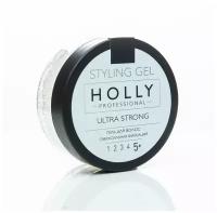 Гель для укладки волос экстремальной фиксации STYLING GEL ULTRA STRONG 5+, 150мл, Holly Professional