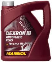 Масло трансмиссионное Mannol Dexron III Automatic Plus, 4 л