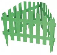Забор декоративный Palisad 28 x 300 см, зеленый 65030
