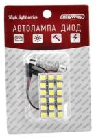 Панель светодиодная 12V 18 SMD диодов, 47*23мм Белая SKYWAY (блистер), S03301003