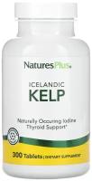 NaturesPlus, Натурес Плюс, Kelp, исландские бурые водоросли, 300 таблеток