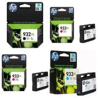 HP Картриджи комплектом HP CN056AE-CN055AE-CN054AE-CN053AE 933XL, 932XL полный набор