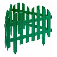 Забор декоративный Романтика, 28 х 300 см, зеленый, Palisad 65022