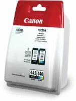 Картридж струйный CANON (PG-445/CL-446) PIXMA MG2440/MG2540, оригинал комплект 2 цвета, 180 страниц