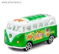 Автобус инерционный «Микроавтобус», цвета микс