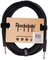 ROCKDALE IC002.20 Гитарный кабель с разъёмами TS моно для небалансных соединений, OFC, 64x0,12+20x0,12, длина 6,5 м