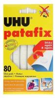 Клеящие подушечки UHU Patafix белые, 80шт 1363319