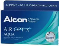 Контактные линзы Alcon Air optix Aqua, 6 шт