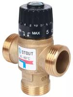 Stout Термостатический смесительный клапан для систем отопления и ГВС 1