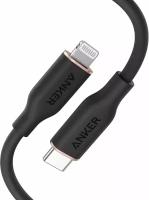 Кабель Anker 641 PowerLine III USB-C to Lightning Cable 1.8m (Flow, Silicone) Black (A8663P11)