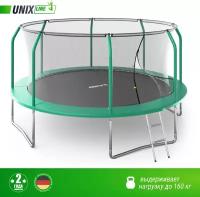 Батут UNIX Line SUPREME BASIC 14 ft green