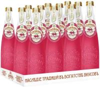 Газированный напиток Калиновъ Лимонадъ Винтажный Черешня, 0.5 л, стеклянная бутылка, 12 шт